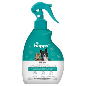 Happs płyn na kleszcze i komary dla zwierząt 200ml
