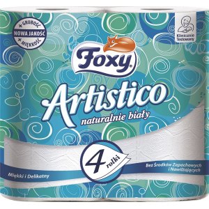 Foxy Artistico papier toaletowy 4 rolki