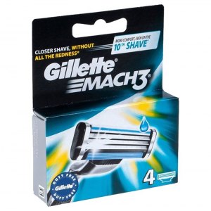 Gillette Mach 3 wkłady do maszynki 4szt