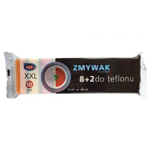 LUX zmywak kuchenny XXL 10szt  8 + 2 do teflonu 