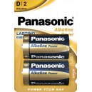 Panasonic Baterie Alkaliczne LR20 D 1.5V 2szt