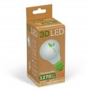 3D LED Żarówka 13W E27 barwa ciepła biała