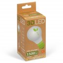 3D LED Żar&oacute;wka 15W E27 barwa ciepła biała