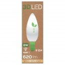 3D LED Żarówka 8W E14 barwa ciepła biała
