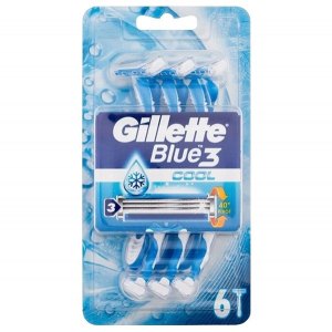 Gillette Maszynki do golenia Blue3 Cool 6szt