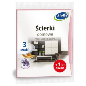 Stella ścierki domowe pachnące i chłonne Lawenda 3szt