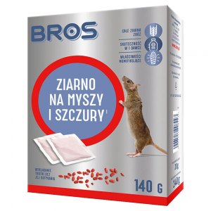 BROS Ziarno na myszy i szczury 140g