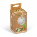 3D LED Żarówka 6W E14 barwa naturalna biała