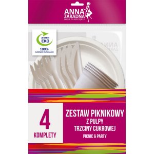 Anna Zaradna Zestaw piknikowy 4 komplety
