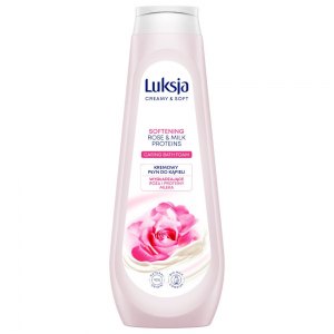 Luksja płyn do kąpieli Róża i Proteiny Mleka 900 ml