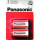 Panasonic Baterie R14 C 1.5V 2szt