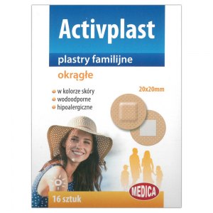 Activplast Plastry familijne Okrągłe 16szt