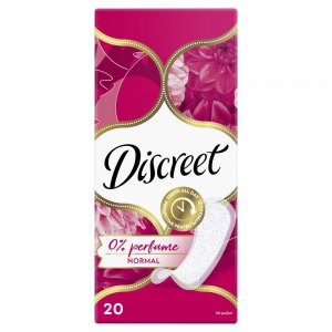 Discreet Wkładki higieniczne 0% perfume Normal 20szt