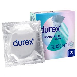 Durex prezerwatywy Invisible Slim Close Fit 3szt