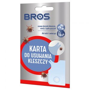 BROS karta do usuwania kleszczy