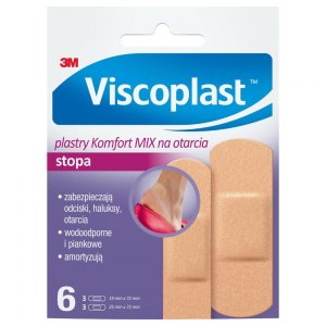 Viscoplast plastry komfort MIX na otarcia 6szt