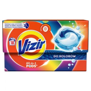 Vizir kapsułki do prania All in 1 Pods do kolorów 18szt
