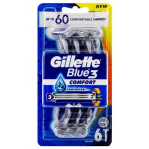 Gillette Maszynki do golenia Blue3 Comfort 6szt