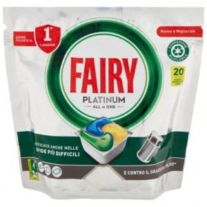 Fairy Kapsułki do zmywarki Platinum Lemon 20szt