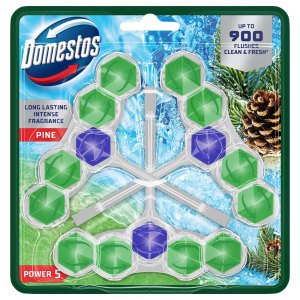 Domestos kostka toaletowa Power 5 Pine 3 x 50g