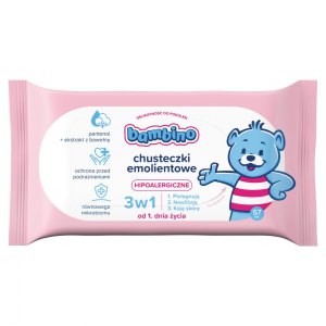 Bambino chusteczki emolientowe hipoalergiczne 57szt