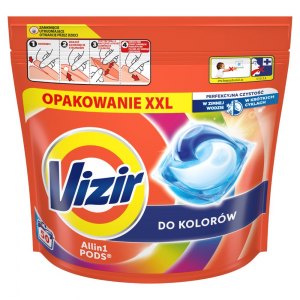 Vizir kapsułki do prania All in 1 Pods do kolorów 50 szt.
