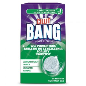 Cillit Bang tabletki do czyszczenia toalety Sosnowy Las 6szt