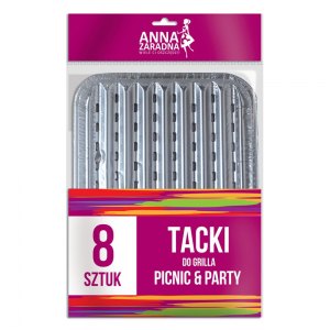 Anna Zaradna Tacki do grilla 8szt