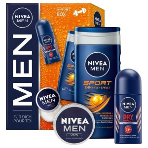 Nivea MEN zestaw kosmetyków Sport Box 3 elementowy