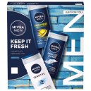 Nivea MEN zestaw kosmetyk&oacute;w Keep it Fresh 3 elementowy