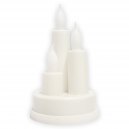 Wkład do zniczy świeca LED 2005 biała - barwa zimna