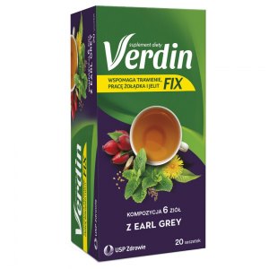 Verdin FIX z earl grey 20 saszetek