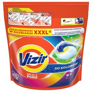 Vizir kapsułki do prania All in 1 Pods do kolorów 50szt