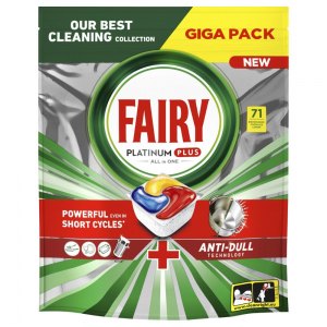 Fairy kapsułki do zmywarki Platinum Plus Lemon 71szt