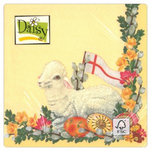 Daisy serwetki wielkanocne Baranek 20szt