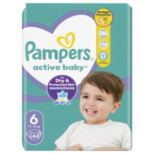 Pampers Active Baby pieluchy rozmiar 6 13-18kg 44szt