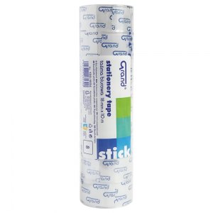 Grand taśma biurowa 18mm x 10m 8szt