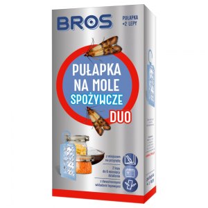 Bros pułapka na mole spożywcze Duo pułapka + 2 lepy
