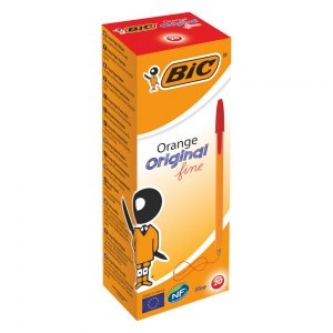 BIC Długopis Orange Original Fine Czerwony 20szt