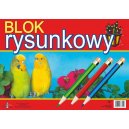 Blok rysunkowy A4 biały 15szt