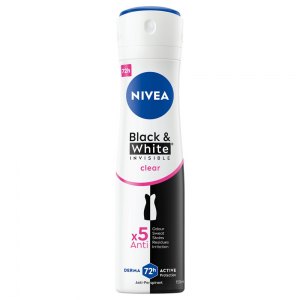 Nivea antyperspirant w sprayu B&W Invisible Clear 150ml