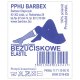 Barbex podkolanówki bezuciskowe elastil czarne 1 para