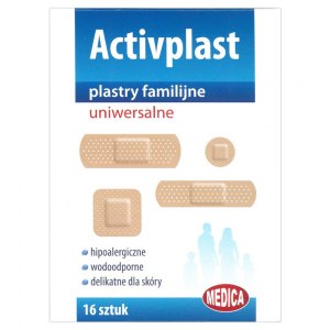 Activplast Plastry familijne Uniwersalne 16szt