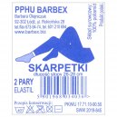 Barbex skarpetki elastil czarne 2 pary