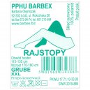 Barbex rajstopy grube XXL beżowe 1 para