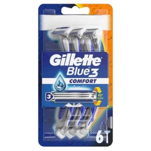 Gillette Maszynki do golenia Blue 3 Comfort 6szt