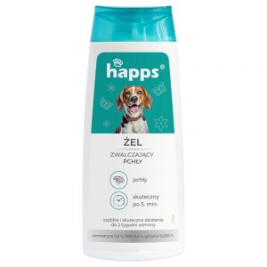 Happs żel zwalczający pchły dla ps&oacute;w 150ml