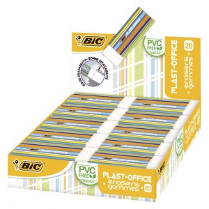 BIC gumka do mazania Plast-Office 20 szt.